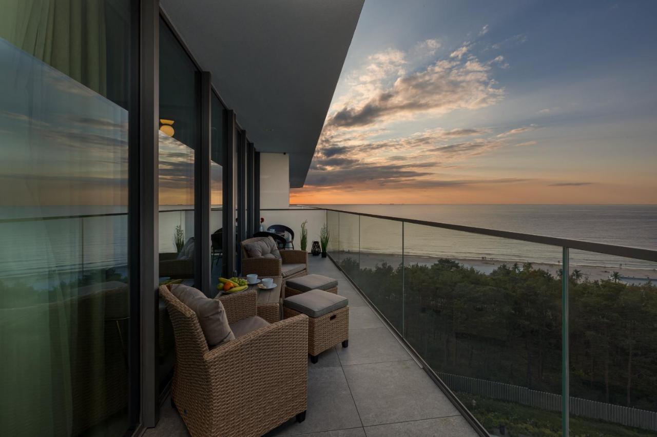 Royallux Apartment Waves Resort & Spa - Sea View From Balcony By Renters Prestige Misdroy Exterior foto