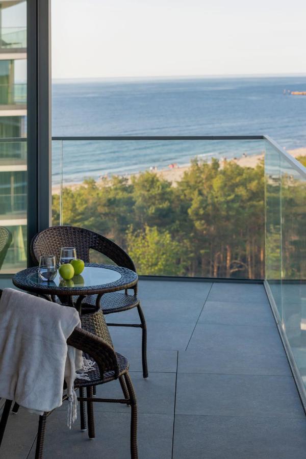 Royallux Apartment Waves Resort & Spa - Sea View From Balcony By Renters Prestige Misdroy Exterior foto