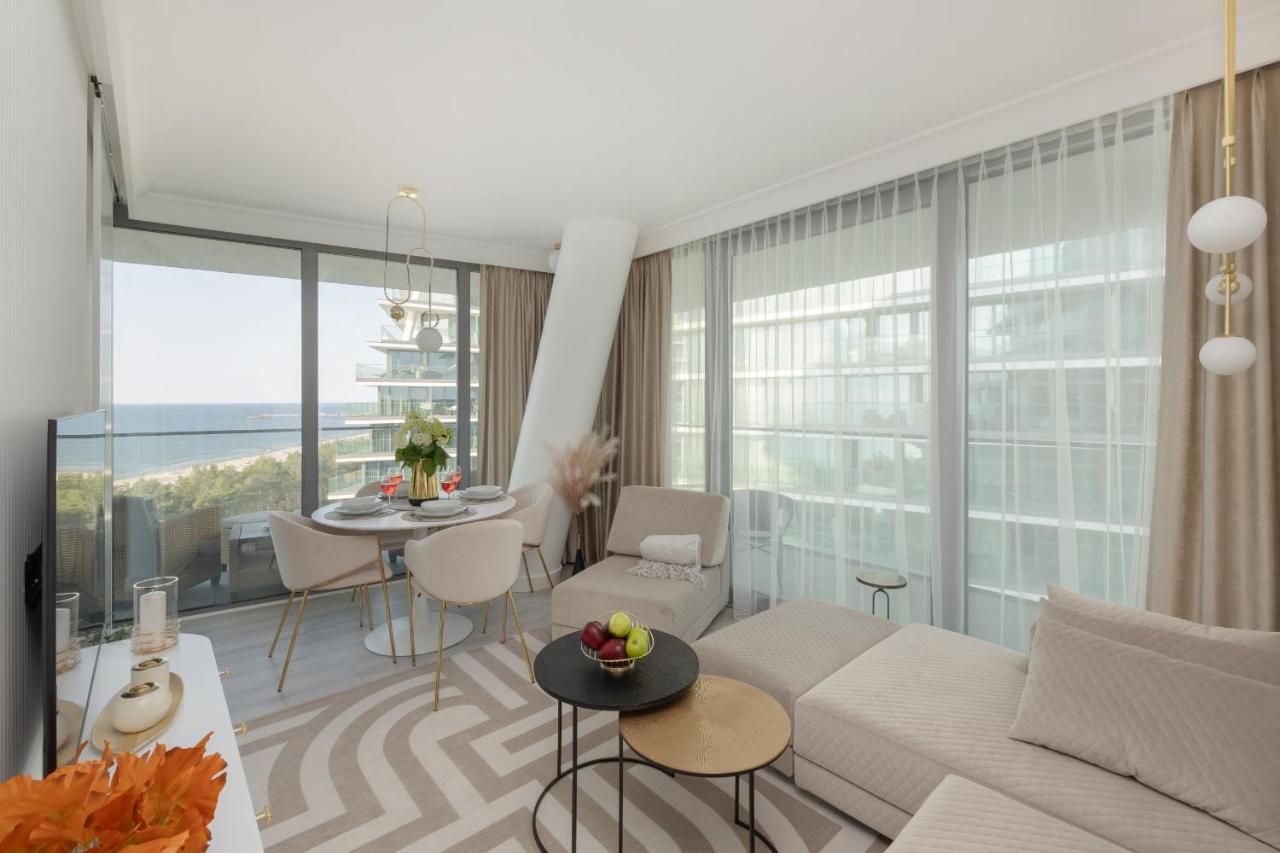 Royallux Apartment Waves Resort & Spa - Sea View From Balcony By Renters Prestige Misdroy Exterior foto