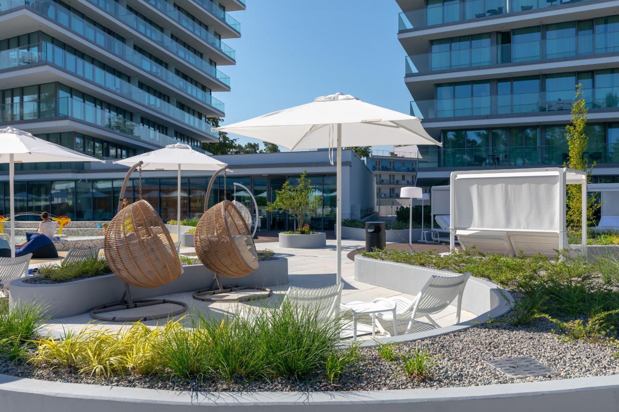 Royallux Apartment Waves Resort & Spa - Sea View From Balcony By Renters Prestige Misdroy Exterior foto