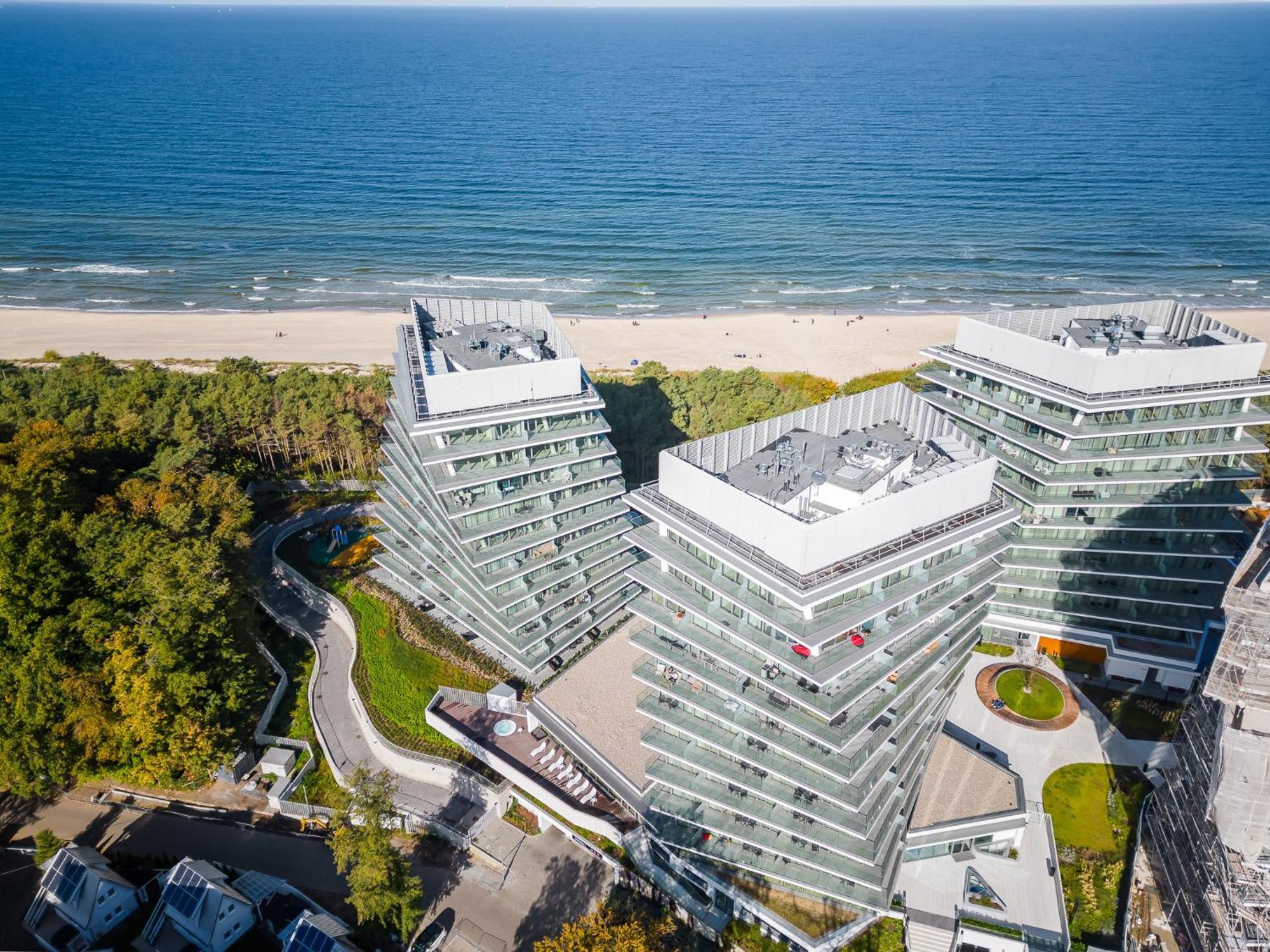 Royallux Apartment Waves Resort & Spa - Sea View From Balcony By Renters Prestige Misdroy Exterior foto